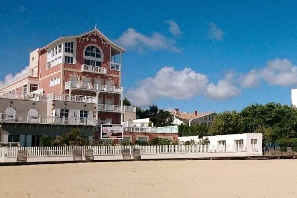 Arcareve - Grand Studio De Standing Avec Terrasse, Jardin Et Acces Direct A La Plage Arcachon Dış mekan fotoğraf