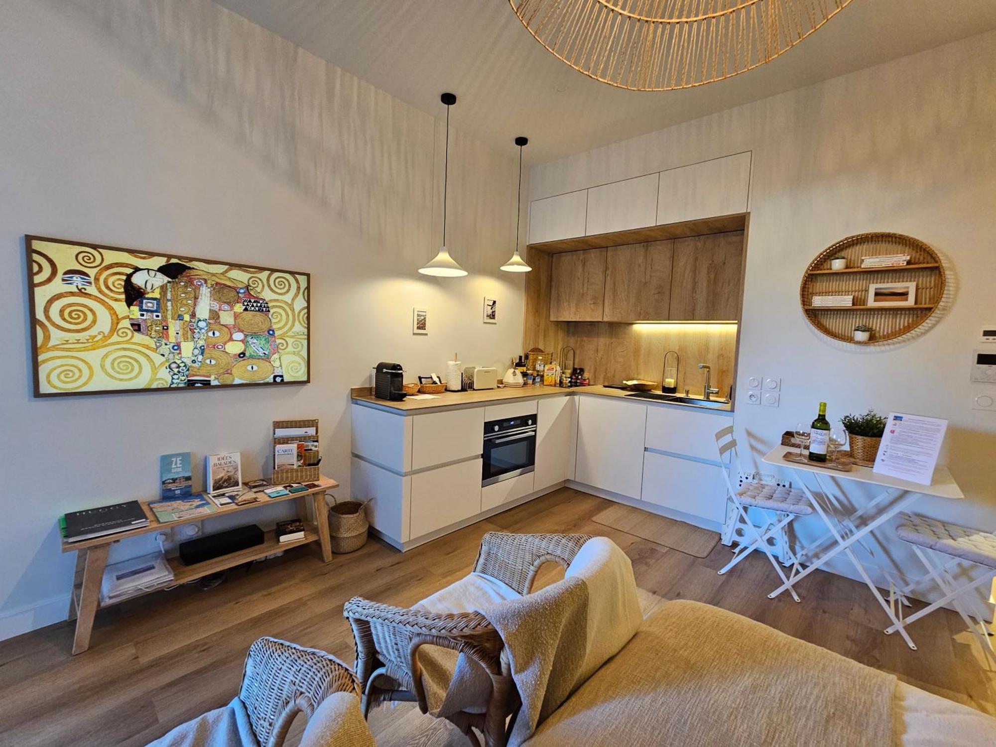 Arcareve - Grand Studio De Standing Avec Terrasse, Jardin Et Acces Direct A La Plage Arcachon Dış mekan fotoğraf